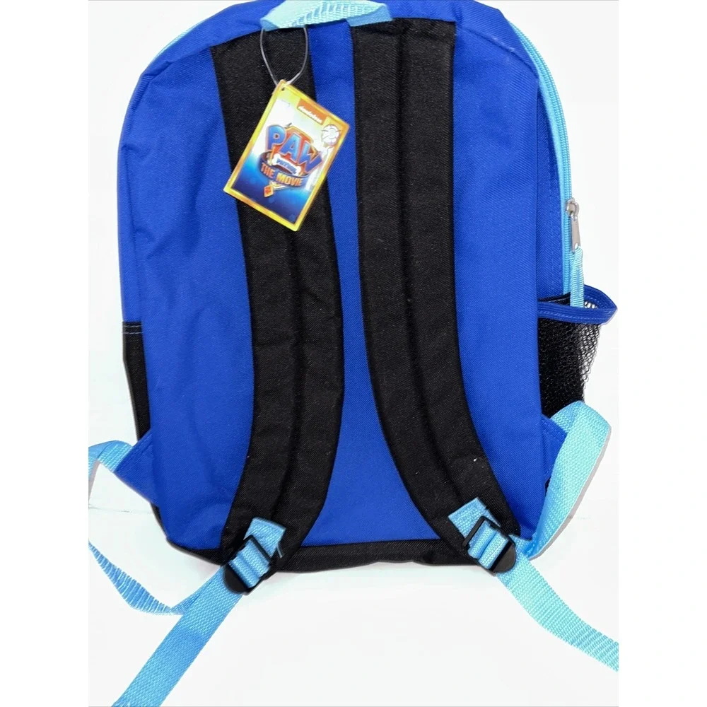 Paw Patrol The Movie Backpack Big City Bigger Adventure Blue Kids School Bag NWT